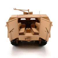 Bestuurbare Sonderkraftfahrzeug schaal 1 op  16 RC Sd. Kfz. 2511 versie D zandkleurig 7